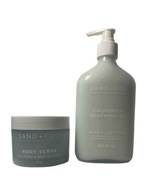 Sand + Fog “California Beach House” Body Scrub and Lotion Set - NWT*